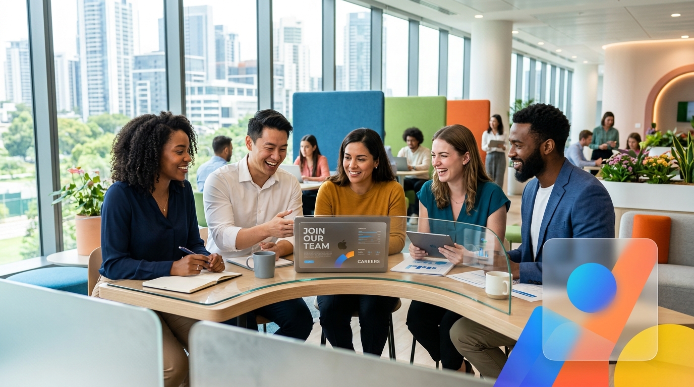 Hero illustration of diverse professionals collaborating
